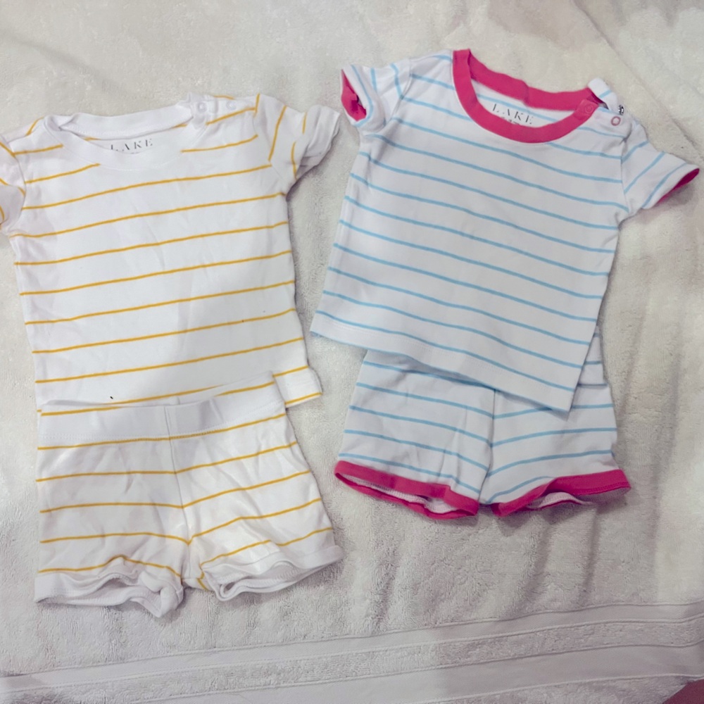 Lake Pajamas- Kids Short Set (sold as pair)